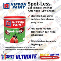 CAT TEMBOK INTERIOR NIPPON PAINT SPOTLESS WARNA TINTING KEMASAN 20 LITER ABACADABRA