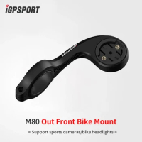iGPSPORT M80 Out Front Bike Mount For iGPSPORT iGS10S iGS520 iGS50S iGS320 iGS620 garmin Edge130 200 520 820 1000 1030 computer
