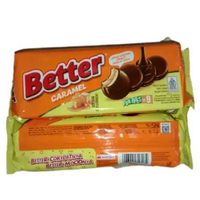 Better Biskuit Sandwich Cokelat 120gr, Better Biskuit Sandwich Caramel 120gr Better Biskuit Sandwich