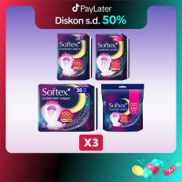 Softex Pembalut Comfort Night Series - TRIPLEPACK