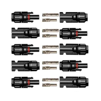 Latest 5 Pairs/lot Solar Connector male and female, Solar Panel Connector used for Solar Cable 2.5mm2 4mm2 6mm2