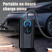 Air Compressor Portable Electric Motorcycle Pump Cordless Car Tyre Inflator 12v Air Pump For Car Portable Tyre Inflator For Ball