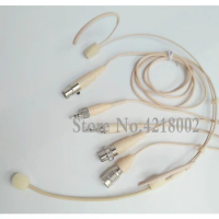 Pro Mini Dual Ear Head Headset Karaoke Condenser Microphone Audio Mic for Sennheiser Shure MiPro Wireless Transmitter System
