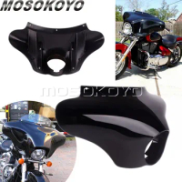 Motorcycle Front Outer Batwing Fairing For Harley Sportster XL1200 883 Dyna Fat Bob Wide Super Glide Low Rider Headlight Fairing