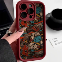 For Samsung Galaxy S24 S23 S22 S21 24 23 Ultra FE Plus S23Ultra S24Ultra S22Ultra Note20 Ultra For Graffitiwall Soft Phone Cover