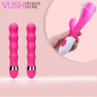 Vibratoer Wanita Alat Pijatan Otomatis Elektrik Pijat Area Tubuh Wanita Bahan Silikon Lembut Berkual