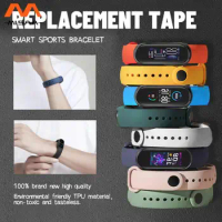 Fitness Accessories High-quality Waterproof Easy To Use Comfortable Stylish Soft Silicone Strap For Millet Bracelet 4 Adjustable