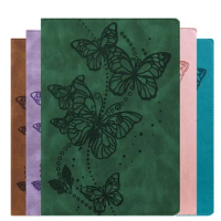 For Huawei MatePad 11 Tablet Case For Huawei MatePad Mate Pad 11 2021 DBY-W09 Case Embossed butterfly Shell Leather Cover