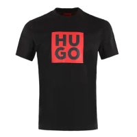Fashionable Loose Casual T-shirt Summer Couple T-Shirt Hugo Boss Men's Printed Graphic Crewneck Short Sleeve Tee Men Clothing