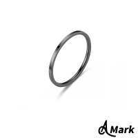 【A MARK】鈦鋼戒指 素面戒指/經典素面純色2MM光面316L鈦鋼戒指(黑色)
