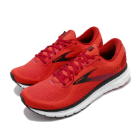 【BROOKS】慢跑鞋 Glycerin 18 運動 男鞋 路跑 緩震 DNA科技 透氣 健身 紅 黑(1103291D617)