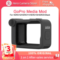GoPro Media Mod for HERO12/HERO11/HERO10/HERO9 Black Action Camera Vlog Live Go Pro Original Light Display Accessory Bracket