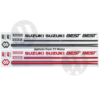 Suzuki Best 110 (1) RR premium quality motor body cover sticker stripe 1set automotive motorcycle