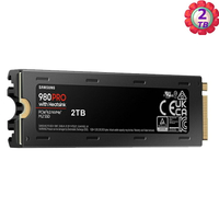SAMSUNG【980 PRO】2TB 2T PCIe 4.0 NVMe SSD MZ-V8P2T0CW 三星 內接固態硬碟 (含散熱片)