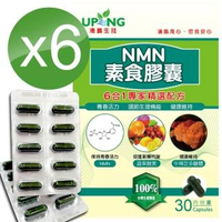 【湧鵬生技】高濃度NMN素食膠囊6入組(NMN:藻精蛋白:每盒30顆:共180顆)