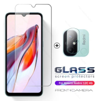 2to1 Camera Protective Glass For Xiaomi Xiomi Xaomi Xiami Redmy Readmi Redmi 12C 12 C C12 Redmi12C 4G 2023 Tempered Glass Films