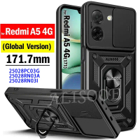 Capa กันกระแทก, สำหรับ Xiaomi Redmi A5 4G Global, เคส 171.7 มม., เกราะสไลด์, พร้อมวงแหวนป้องกันกล้อง