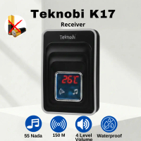 Teknobi Bel Rumah Wireless  Receiver K17 Termometer Ruangan Kinetik