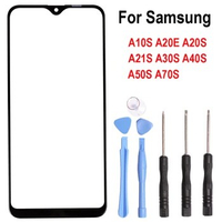 Front Outer Screen Touch Panel Outer Glass Lens For Samsung Galaxy A10S A10E A20S A21S A30S A40S A50S A70S Replacement Part