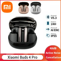 Xiaomi Buds 3/4 Pro TWS Earphones Bluetooth 48dB Active Noise Cancellation Wireless Earphones HiFi S