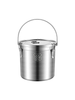 湯桶 304不鏽鋼桶密封桶帶蓋手提式水桶湯桶米油幼兒園飯菜送餐牛奶桶