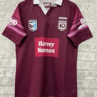 Harvey Norman QLD Maroons 2023 Men's Jersey 2023/24 QUEENSLAND MAROONS STATE OF ORIGIN RUGBY JERSEY size S-5XL