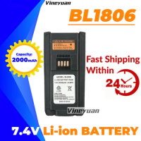 2000mAh HYT BL1806 BL2505 Li-ion Battery For Hytera HYT PT580 PT580H PT580H Plus Two Way Radios Battery