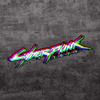 สติ๊กเกอร์ติดรถยนต์, ธีม Cyberpunk 2077, สติ๊กเกอร์กันชน, วัสดุกระดาษ, เหมาะสำหรับรถจักรยานยนต์และร่