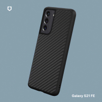 【RHINOSHIELD 犀牛盾】Samsung Galaxy S21 FE SolidSuit 碳纖維紋路防摔背蓋手機保護殼(原廠出貨)