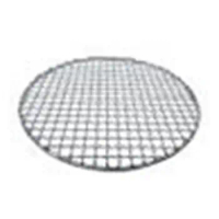 Stainless Steel Round BBQ Grill Roast Mesh Net Non-stick Barbecue Baking Pan