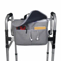 Oxford Cloth Practical Strong Bearing Wheelchair Storage Bag Lightweight Storage Bag Waterproof Walker Accessories
