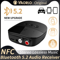 NFC Bluetooth 5.2 Audio Receiver 3.5mm AUX RCA USB U-Disk/TF HIFI Stereo Music Wireless Adapter With Mic For Car Kit Speaker Amp