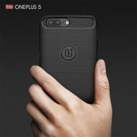 Oneplus 5 Oneplus5 A5000 Case Carbon Fiber Skin Soft Silicone TPU Back Cover Phone Case For Oneplus 5 Oneplus5 A5000
