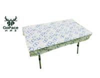 [ GoPace ] 全罩式蛋捲桌桌巾 方格  120x70 / GP-17667S
