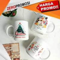 Mug Natal - Hadiah Natal Custom white