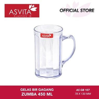 Gelas Bir Zumba 450Ml Gb 107 - Gelas Bir Asvita - Gelas Jus Bening