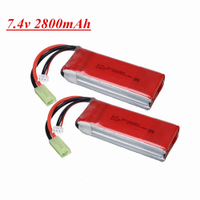 Brand new 7.4V 2800mAh 25C Lipo Feilun FT009 wltoys WL912-A RC racing Speedboat Boat Spare Parts 7.4