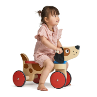 【美國 Mentari】米格魯滑步車(木製教具/騎乘玩具)