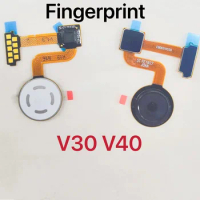 For LG V30 V40 Home Button FingerPrint Touch ID Sensor Flex Cable Ribbon Replacement Parts