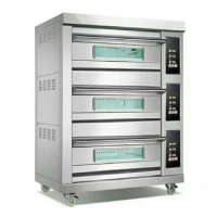 Oven Commercial Electric Large Capacity Cake Bread Pizza Scones Three Layers Six Plate Bakery Equipment Household Baking Furnace