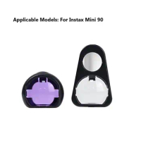Close-up Lens Purple Filter Mirror Selfie Mirror for Instax Mini 90 Instant Film Cameras Photographic Accessories