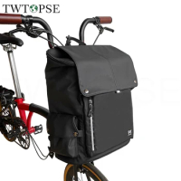 TWTOPSE Bicycle Backpack For Brompton Folding Bike 3SIXTY Pikes Rain Cover Multifunction Backpack Fit 3 Holes Dahon Tern Laptop