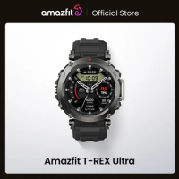 New Amazfit T-Rex Ultra Smart Watch Dual-band GPS Rugged Outdoor Military-grade Smartwatch For Android IOS Phone
