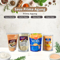 Tersedia - Prima Agung Saus Mentai Saus Keju Mayonais Keju Saus Garlic Mayo - Saus Dressing Instan H