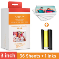 3 Inch Canon Selphy CP1300 Paper 54*86mm Cartridge Ink Compatible CP1500 P1200 CP910 CP900 Photo Printer work for C Tray Output