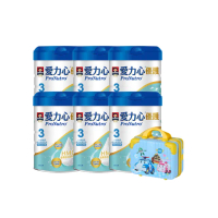 【QUAKER 桂格】愛力心優護幼兒成長奶粉800g*6罐(3號 1-3歲幼兒適用 無添加蔗糖)