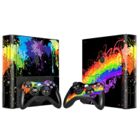 Hot Protective Vinyl Skin Sticker Decal Cover For Xbox 360 E Console Skins Wrap Sticker