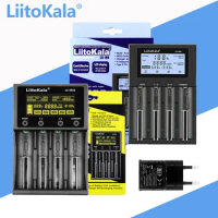 LiitoKala Lii-402 Lii-202 Lii-M4 Lii-M4S Lii-S2 Lii-S4+U1 3.7V 18650 18350 26650 14500 16340 NiMH lithium battery smart charger