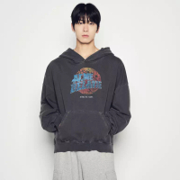 Acme De La Vie BASKET BALL PIGMENT WIDE HOODIE CHARCOAL