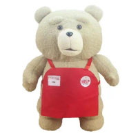 48cm Big Size Teddy Bear Ted 2 Bear Plush Toys In Apron Soft Stuffed Animal Plush Dolls For Christmas